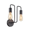 Kinkiet metalowy czarny 2-punktowy T532WL-02B z serii Gilbert - Lampy Maytoni