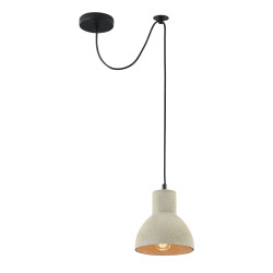 Lampa wisząca betonowa czarna T434-PL-01-GR z serii Broni - Lampy Maytoni