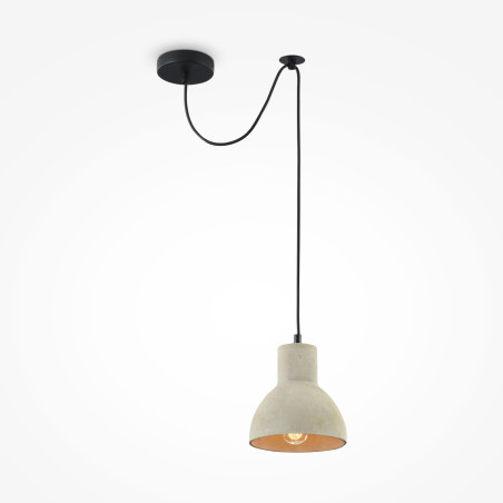 Lampa wisząca betonowa czarna T434-PL-01-GR z serii Broni - Lampy Maytoni