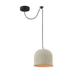 Lampa wisząca metalowo-betonowa czarna T451-PL-01-GR z serii Broni - Lampy Maytoni