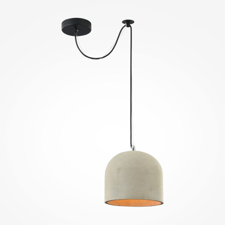 Lampa wisząca metalowo-betonowa czarna T451-PL-01-GR z serii Broni - Lampy Maytoni