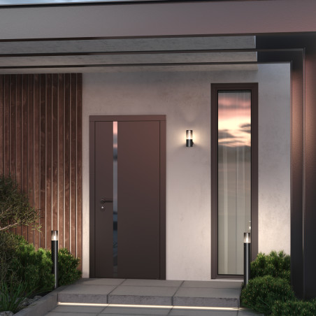 Lampa ogrodowa aluminiowa grafitowa O432FL-01GF z serii Amas - Lampy Maytoni