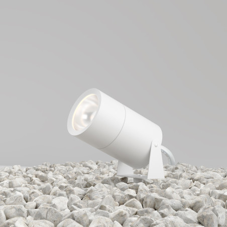 Lampa ogrodowa aluminiowa biała O050FL-L15W3K z serii Bern - Lampy Maytoni