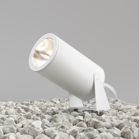 Lampa ogrodowa aluminiowa biała O050FL-L30W3K z serii Bern - Lampy Maytoni