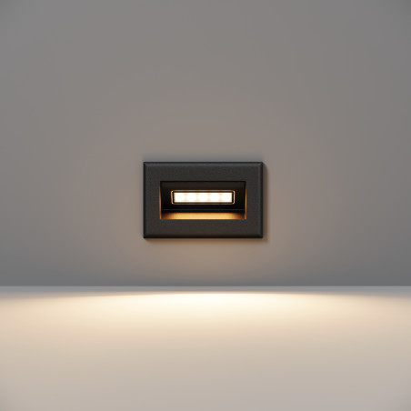 Oprawa schodowa metalowa czarna O045SL-L3B3K z serii Bosca - Lampy Maytoni