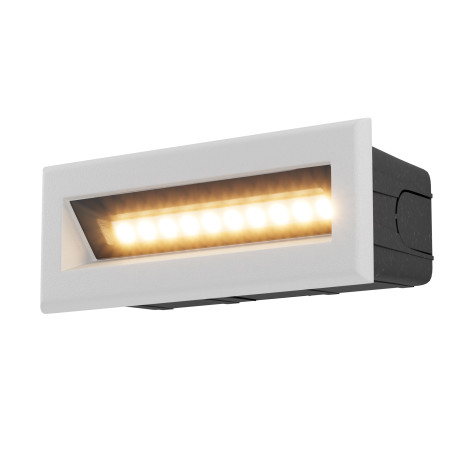 Oprawa schodowa metalowa biała O045SL-L5W3K z serii Bosca - Lampy Maytoni