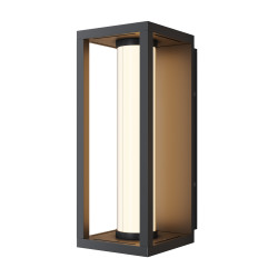Kinkiet zewnętrzny aluminiowy czarny O480WL-L12B3K z serii Expo - Lampy Maytoni