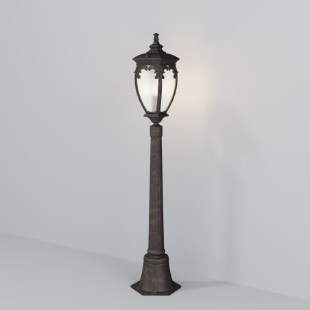 Lampa ogrodowa aluminiowa antyczny brąz O414FL-01BZ1 z serii Fleur - Lampy Maytoni