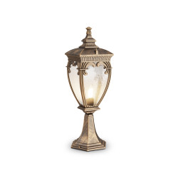 Lampa ogrodowa aluminiowa czarno-złota O414FL-01GB z serii Fleur - Lampy Maytoni