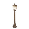 Lampa ogrodowa aluminiowa czarno-złota O414FL-01GB1 z serii Fleur - Lampy Maytoni