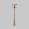 Lampa ogrodowa aluminiowa czarno-złota 3-punktowa O414FL-03GB z serii Fleur - Lampy Maytoni