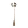 Lampa ogrodowa aluminiowa czarno-złota 3-punktowa O414FL-03GB z serii Fleur - Lampy Maytoni