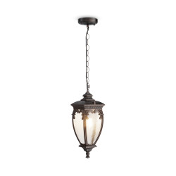 Lampa wisząca zewnętrzna aluminiowa antyczny brąz O414PL-01BZ z serii Fleur - Lampy Maytoni