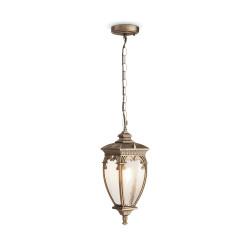Lampa wisząca zewnętrzna aluminiowa czarno-złota O414PL-01GB z serii Fleur - Lampy Maytoni