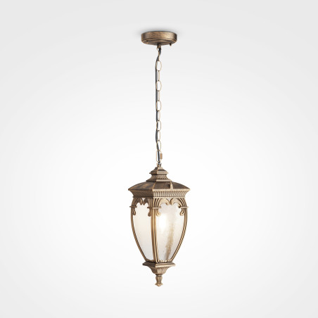 Lampa wisząca zewnętrzna aluminiowa czarno-złota O414PL-01GB z serii Fleur - Lampy Maytoni