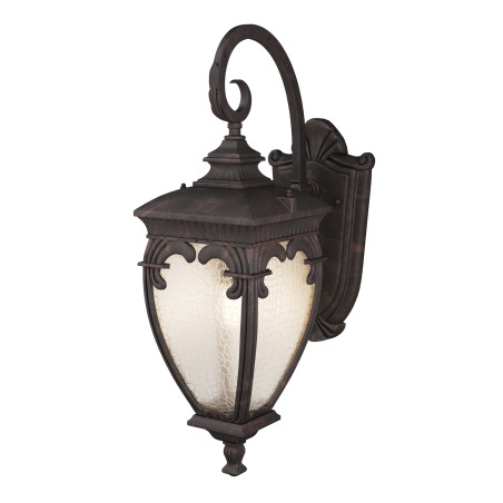 Kinkiet zewnętrzny aluminiowy antyczny brąz O414WL-01BZ z serii Fleur - Lampy Maytoni