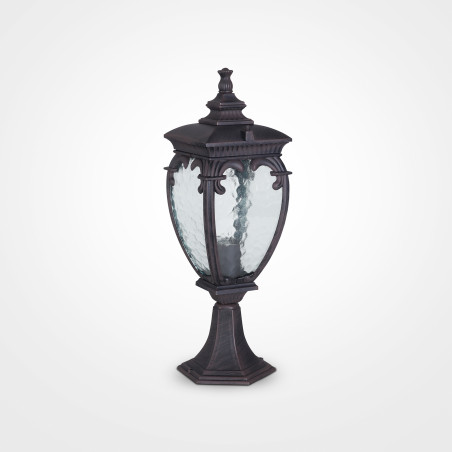 Lampa ogrodowa aluminiowa antyczny brąz O414FL-01BZ z serii Fleur - Lampy Maytoni