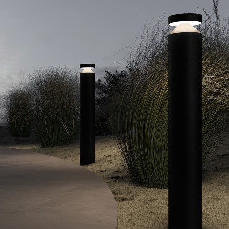 Lampa ogrodowa aluminiowa grafitowa O591FL-L12GF3K1 z serii Olten - Lampy Maytoni