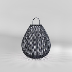 Lampa solarna rattanowa czarna OSL599FL-L5B3K z serii Plet - Lampy Maytoni