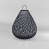 Lampa solarna rattanowa czarna OSL599FL-L5B3K1 z serii Plet - Lampy Maytoni