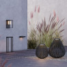 Lampa solarna rattanowa czarna OSL599FL-L5B3K1 z serii Plet - Lampy Maytoni