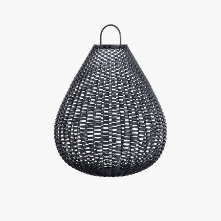 Lampa solarna rattanowa czarna OSL599FL-L5B3K1 z serii Plet - Lampy Maytoni