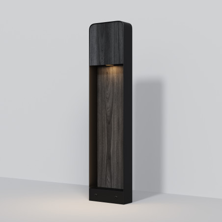 Lampa ogrodowa aluminiowa czarne drewno O481FL-L7BWD3K z serii Porte - Lampy Maytoni