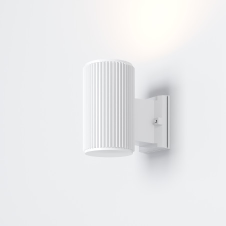 Kinkiet zewnętrzny metalowy biały O419WL-01W z serii Rando - Lampy Maytoni