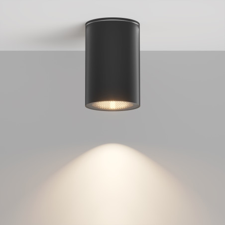 Plafon zewnętrzny czarny O307CL-01B z serii Roll - Lampy Maytoni