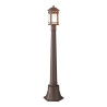 Lampa ogrodowa szklano-metalowa brązowa O031FL-01BR z serii Salamanca - Lampy Maytoni