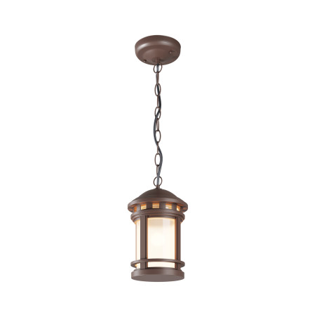 Lampa wisząca zewnętrzna szklano-metalowa brązowa O031PL-01BR z serii Salamanca - Lampy Maytoni