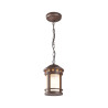 Lampa wisząca zewnętrzna szklano-metalowa brązowa O031PL-01BR z serii Salamanca - Lampy Maytoni