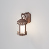 Kinkiet zewnętrzny szklano-metalowy brązowy O031WL-01BR z serii Salamanca - Lampy Maytoni