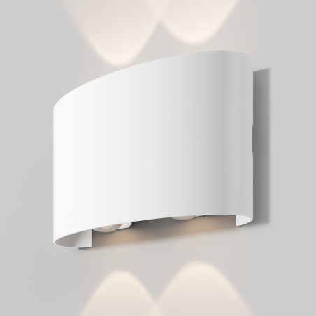 Oprawa architektoniczna metalowa biała O417WL-L4W3K z serii Strato - Lampy Maytoni