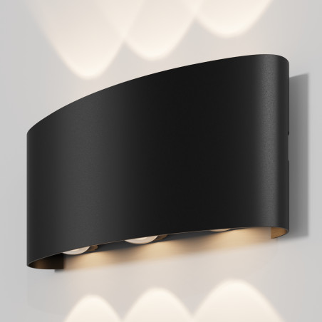 Oprawa architektoniczna metalowa czarna O417WL-L6B3K z serii Strato - Lampy Maytoni