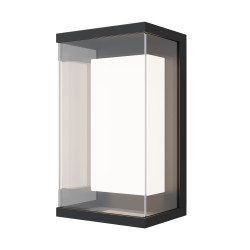 Kinkiet zewnętrzny aluminiowy czarny O021WL-L10B3K z serii Baker Street - Lampy Maytoni