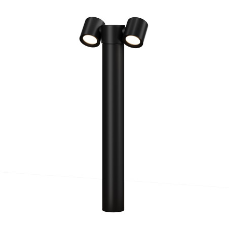 Lampa ogrodowa aluminiowa czarna 2-punktowa O010FL-02B z serii Wall Street - Lampy Maytoni