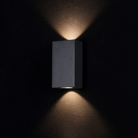 Oprawa architektoniczna metalowa czarna O581WL-L6B z serii Times Square - Lampy Maytoni