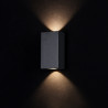 Oprawa architektoniczna metalowa czarna O581WL-L6B z serii Times Square - Lampy Maytoni