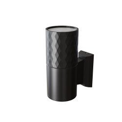 Kinkiet zewnętrzny aluminiowy czarny O583WL-01B z serii Bowery - Lampy Maytoni