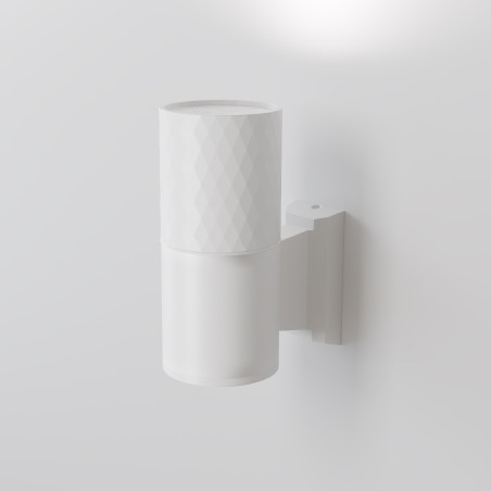 Kinkiet zewnętrzny aluminiowy biały O583WL-01W z serii Bowery - Lampy Maytoni
