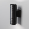 Kinkiet zewnętrzny aluminiowy czarny 2-punktowy O583WL-02B z serii Bowery - Lampy Maytoni