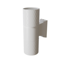 Kinkiet zewnętrzny aluminiowy biały 2-punktowy O583WL-02W z serii Bowery - Lampy Maytoni