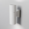 Kinkiet zewnętrzny aluminiowy biały 2-punktowy O583WL-02W z serii Bowery - Lampy Maytoni