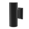 Kinkiet zewnętrzny aluminiowy czarny 2-punktowy O574WL-02B z serii Bowery - Lampy Maytoni