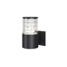 Kinkiet zewnętrzny aluminiowy czarny O576WL-01B z serii Bronx - Lampy Maytoni