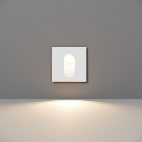 Oprawa schodowa aluminiowa biała O022-L3W z serii Via Urbana - Lampy Maytoni
