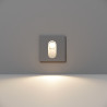 Oprawa schodowa aluminiowa szara O022-L3GR z serii Via Urbana - Lampy Maytoni