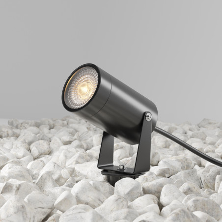 Lampa ogrodowa aluminiowa czarna O025FL-01B z serii Scope - Lampy Maytoni