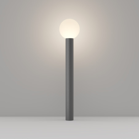 Lampa ogrodowa aluminiowa szara O598FL-01GR z serii Bold - Lampy Maytoni